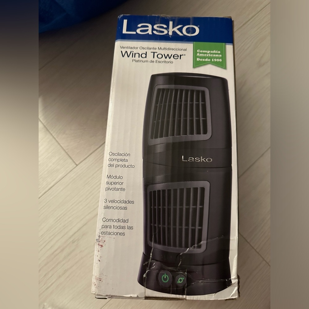 New Lasko Wind Tower Fan
desktop multi direction fan